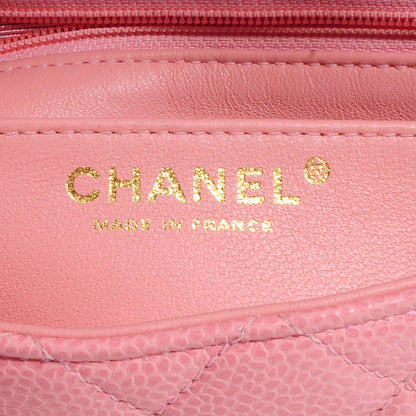 Chanel Caviar Quilted Mini Square Flap Pink 7 of 9