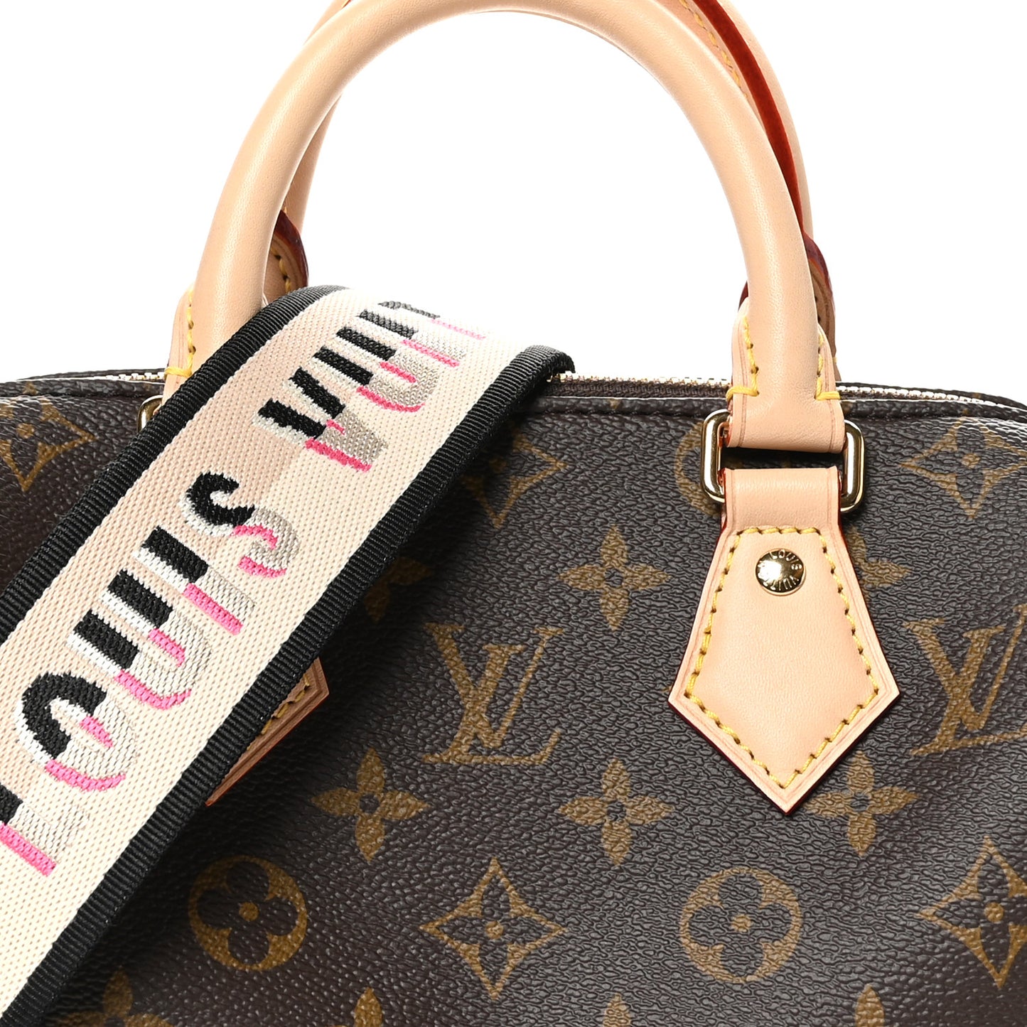 Monogram Speedy Bandouliere 20 Black