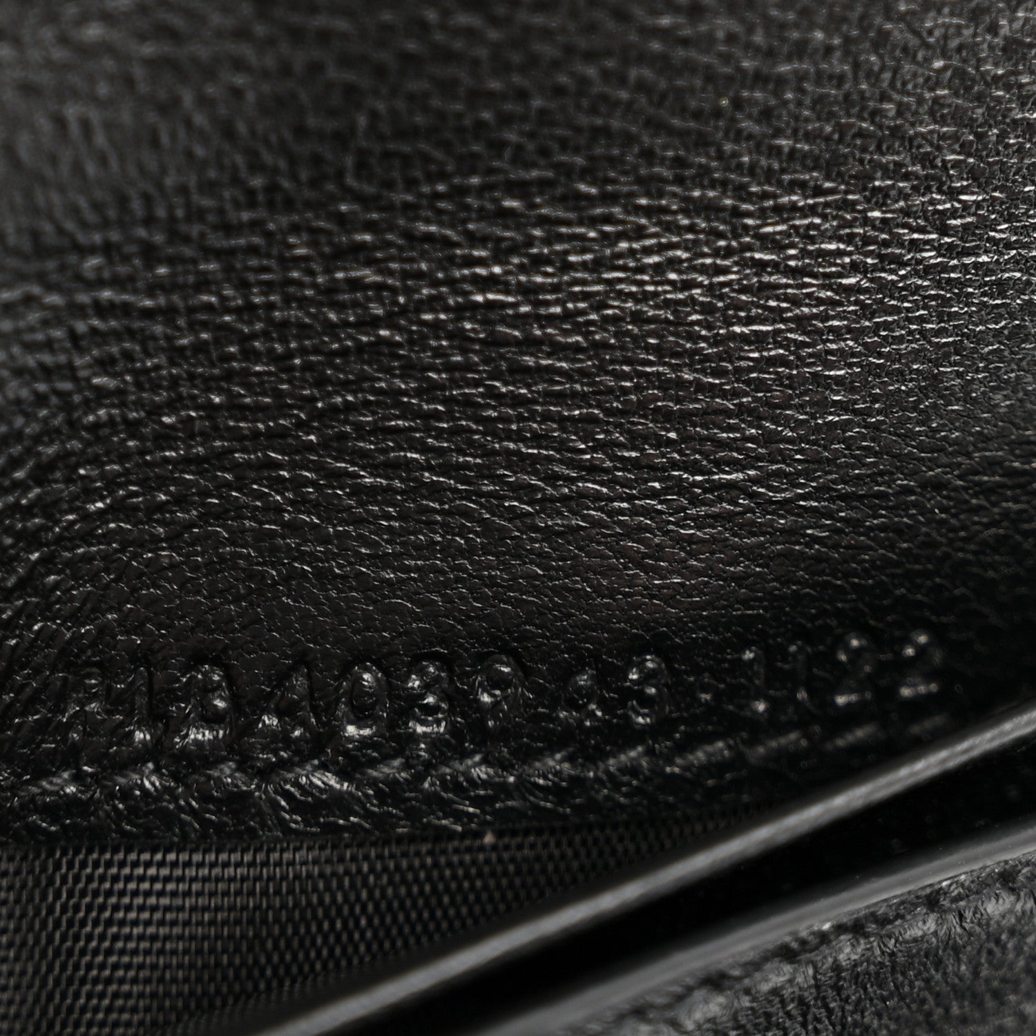 Saint Laurent Lambskin Matelasse Chevron Monogram Compact Tri Fold Wallet Black 7 of 11