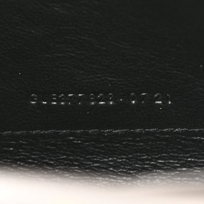 Saint Laurent Grain De Poudre Matelasse Chevron Monogram Chain Wallet Fog 7 of 10