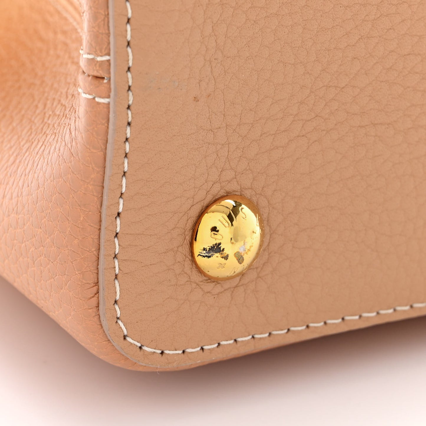 Taurillon Gradient Capucines PM Cloudy Creme