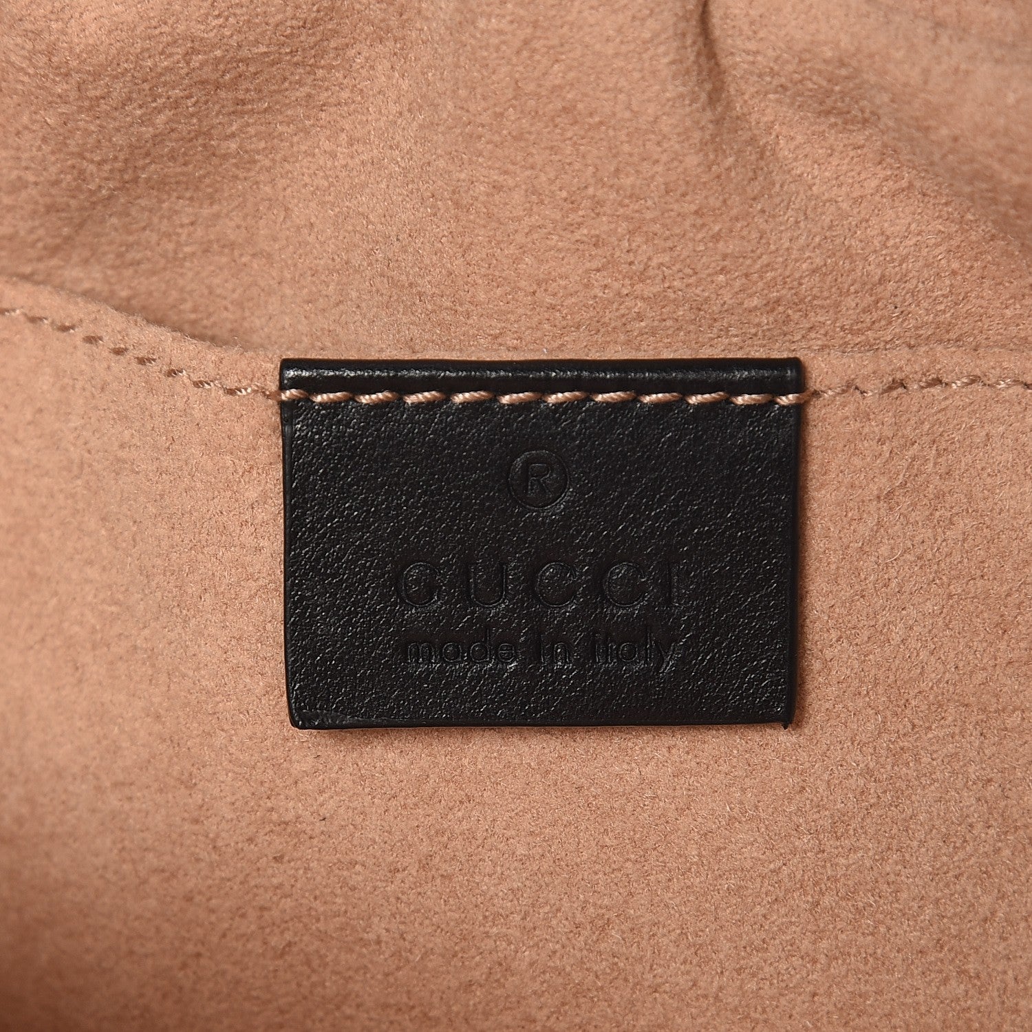 Gucci Calfskin Matelasse Small GG Marmont Chain Shoulder Bag Black 6 of 7