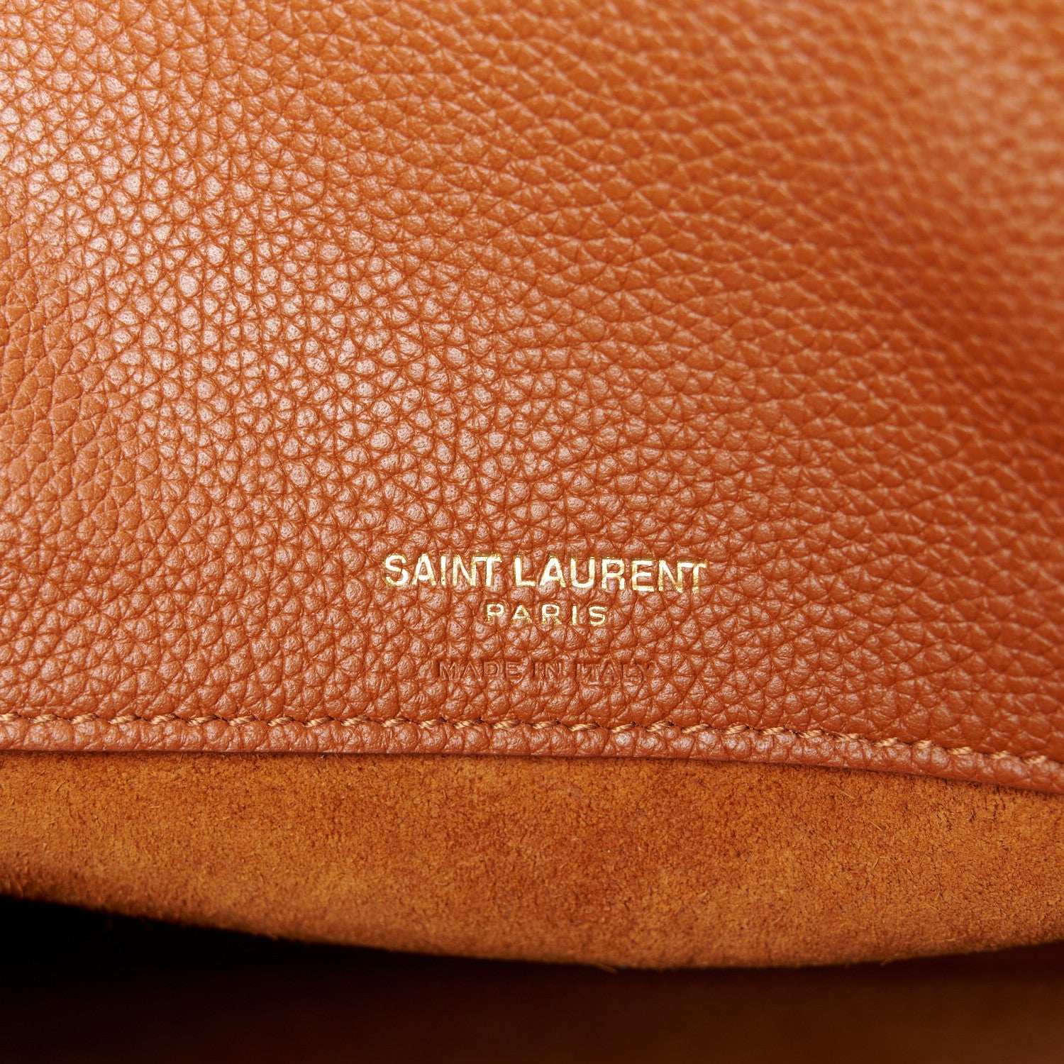 Saint Laurent Grained Calfskin Baby Sac De Jour Supple Canyon 6 of 11