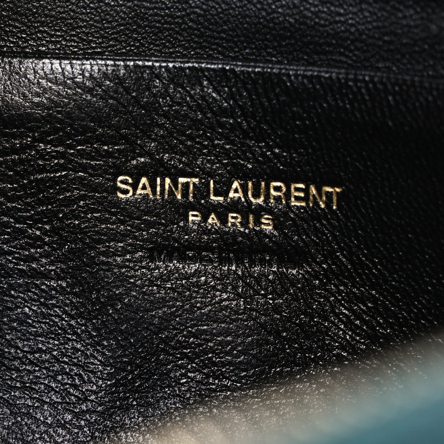 Saint Laurent Grain De Poudre Matelasse Monogram Mini Lou Camera Bag Blue Vert 6 of 10