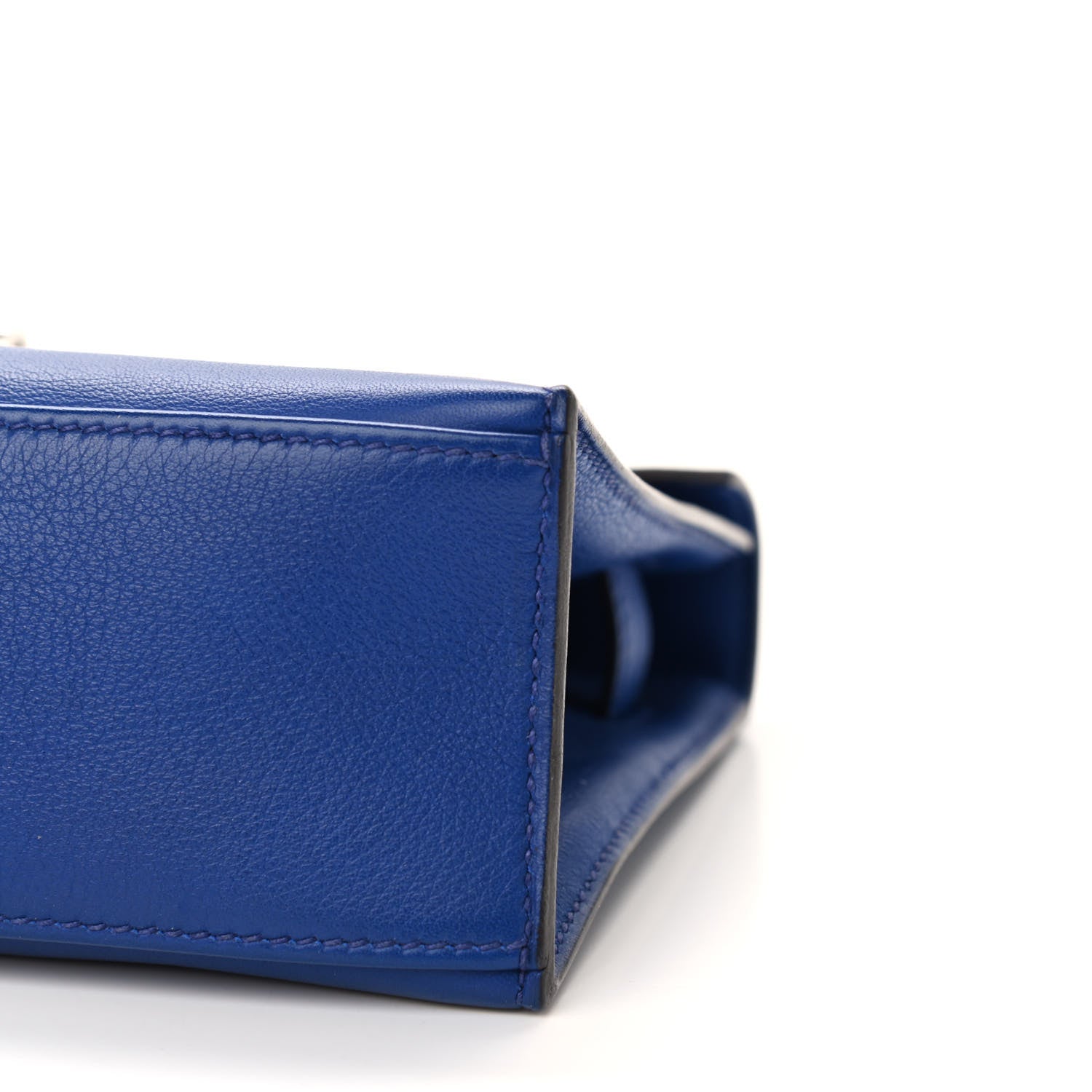 Hermes Swift Kelly Pochette Clutch Bleu Saphir 8 of 8