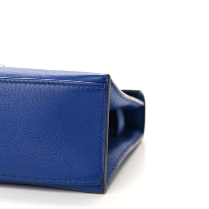 Hermes Swift Kelly Pochette Clutch Bleu Saphir 8 of 8