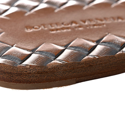 Bottega Veneta Nappa Intrecciato Flat Sandals 36 Silver 11 of 16