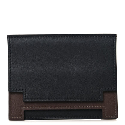Hermes Swift Multiplis Card Holder Black Chocolate 1 of 7