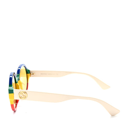 Gucci Round Web Sunglasses GG0280SA Light Beige Multicolor 3 of 7