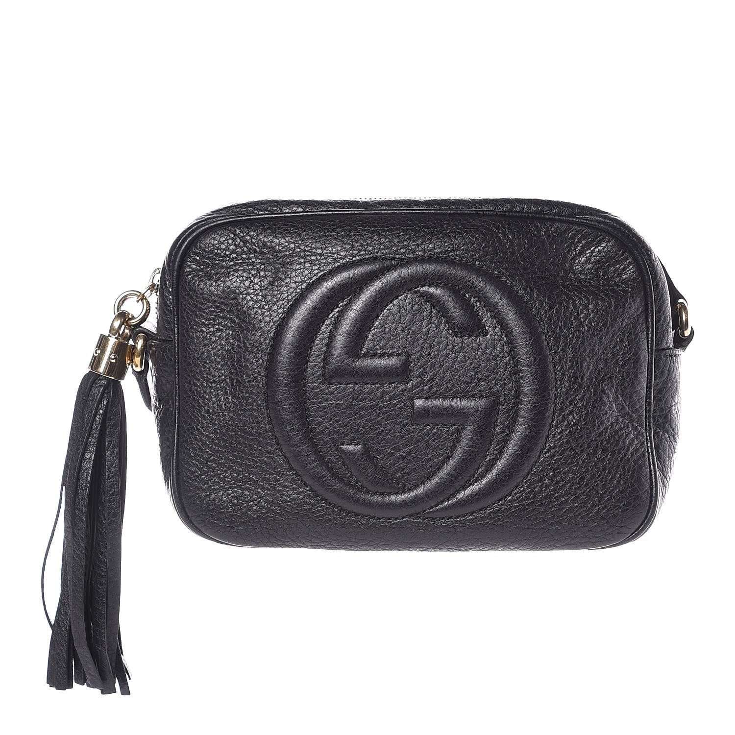 Gucci Pebbled Calfskin Small Soho Disco Bag Black 1 of 7