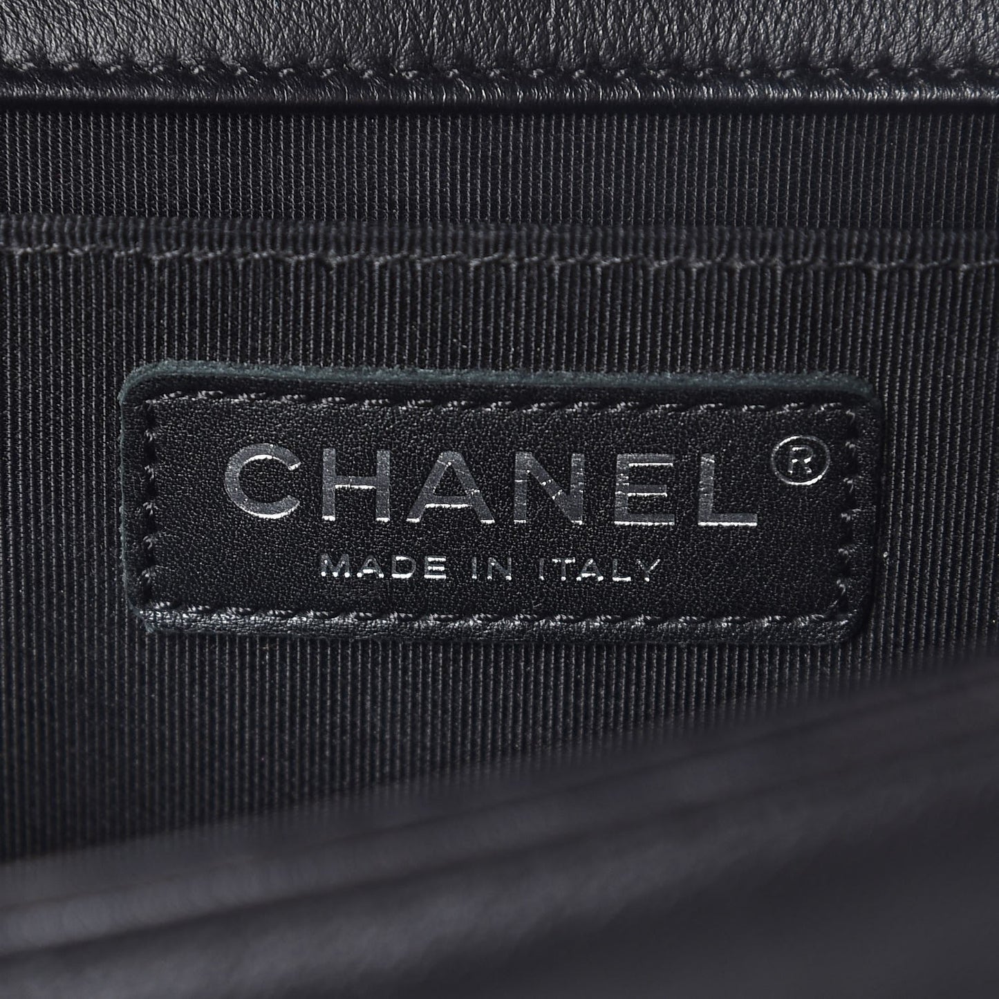 Calfskin Quilted Medium Boy Flap Black