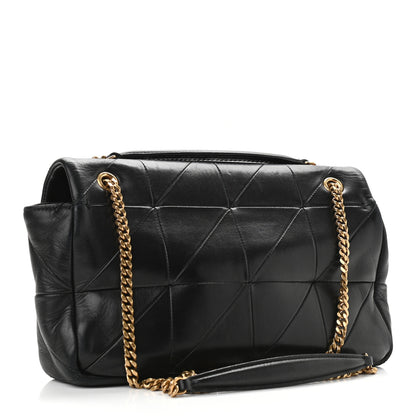Saint Laurent Lambskin Patchwork Monogram Medium Jamie Black 3 of 14