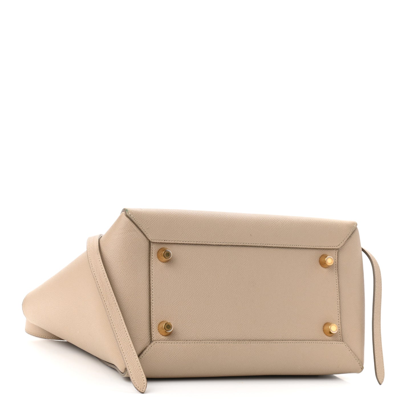 Grained Calfskin Mini Belt Bag Light Taupe