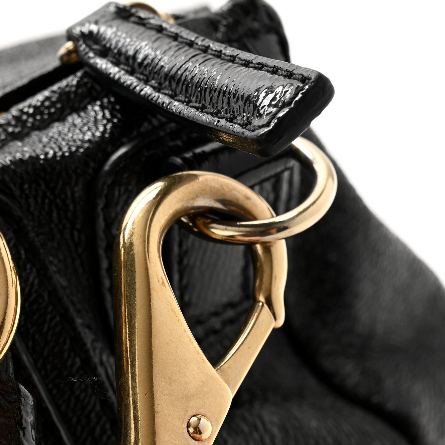 Givenchy Crinkled Patent Medium Pandora Black 12 of 13