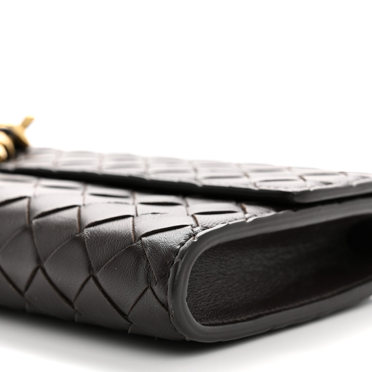 Bottega Veneta Nappa Intrecciato Long Andiamo Top Handle Clutch Fondant 10 of 10
