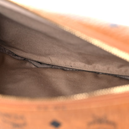 MCM Visetos Medium Fusten Belt Bag Cognac 10 of 10