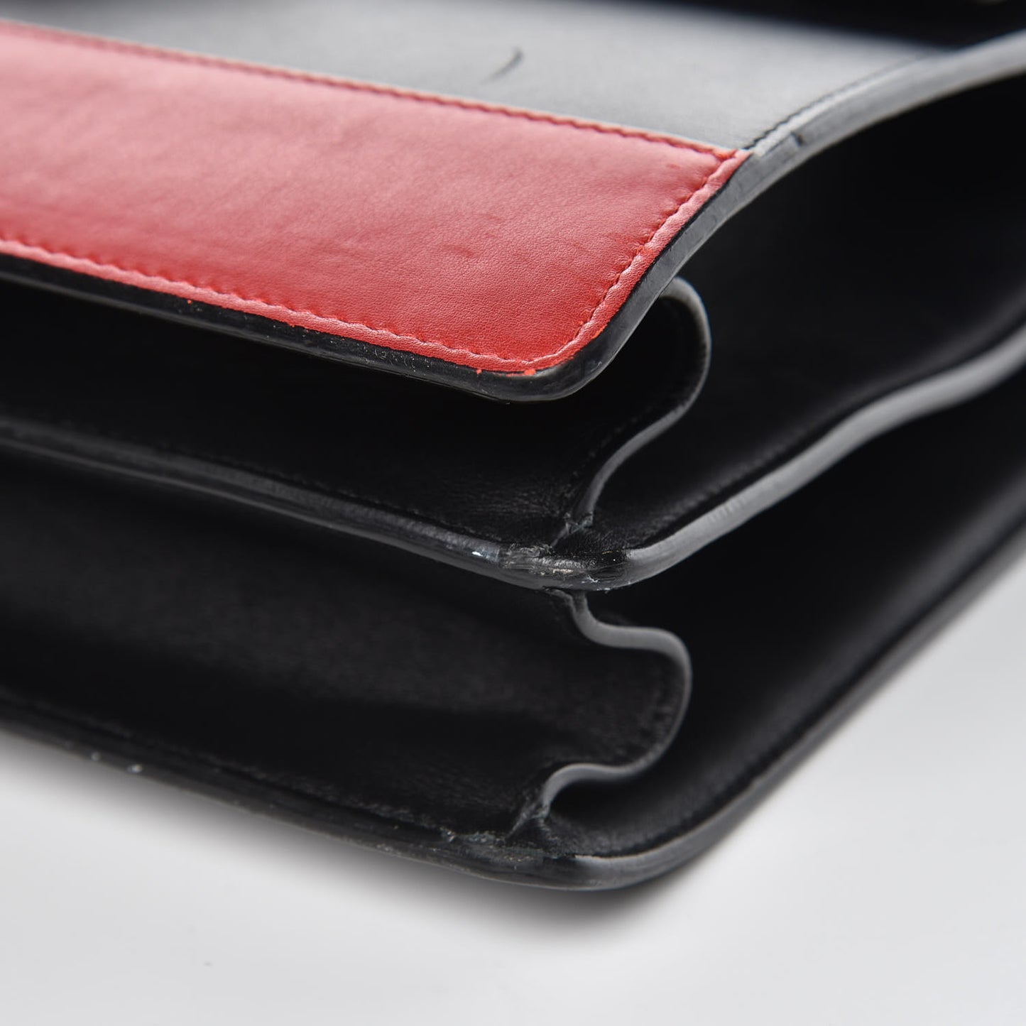 Calfskin Bamboo Web Large Dionysus Top Handle Bag Black Bright Evergreen Hibiscus Red