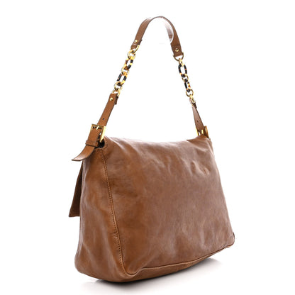 Fendi Nappa Big Forever Mama Baguette Brown 3 of 13
