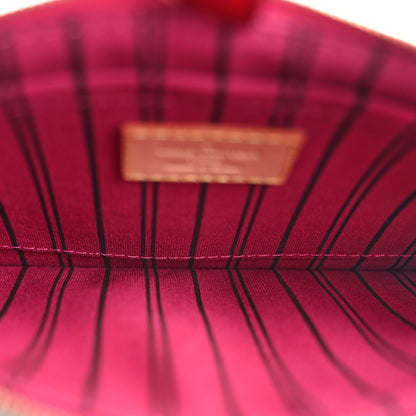 Louis Vuitton Monogram Neverfull MM GM Pochette Pivoine 5 of 8