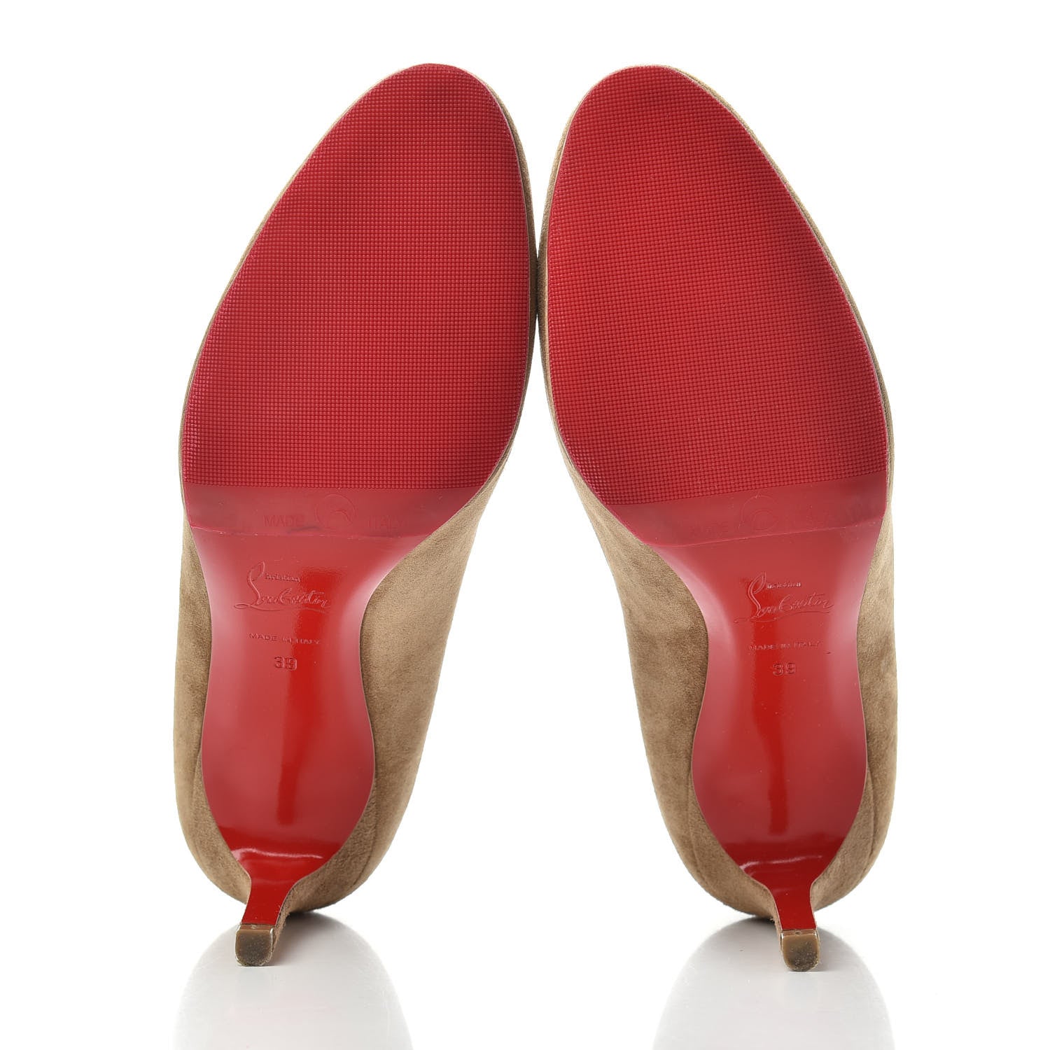 Christian Louboutin Veau Velours Simple 70 Pumps 39 Cappuccino 6 of 10