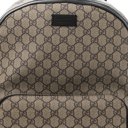 Gucci GG Supreme Monogram Medium Backpack Black 9 of 11
