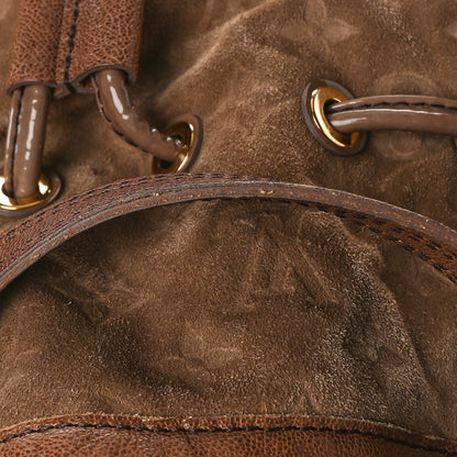 Louis Vuitton LOUIS VUITTON Suede Patent Monogram Irene Brown 10 of 11