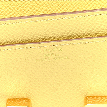 Hermes Epsom Constance Long Wallet To Go Wallet Jaune Poussin 5 of 10