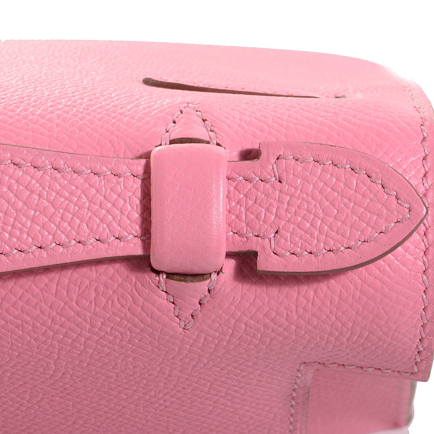 Hermes Epsom Kelly Pochette Clutch Rose Confetti 12 of 14