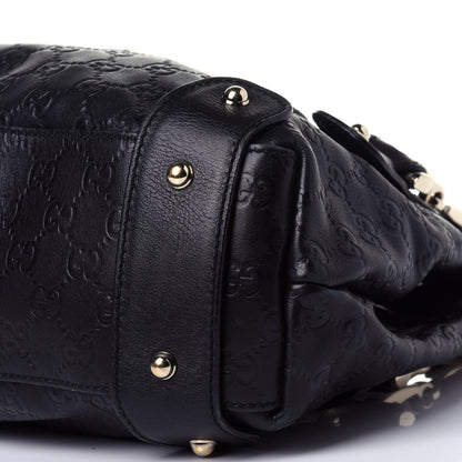 Gucci Guccissima Small Pelham Shoulder Bag Black 10 of 13