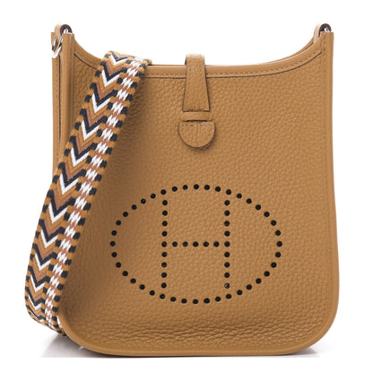 Hermes Taurillon Clemence Allegro Evelyne TPM Sesame 1 of 11