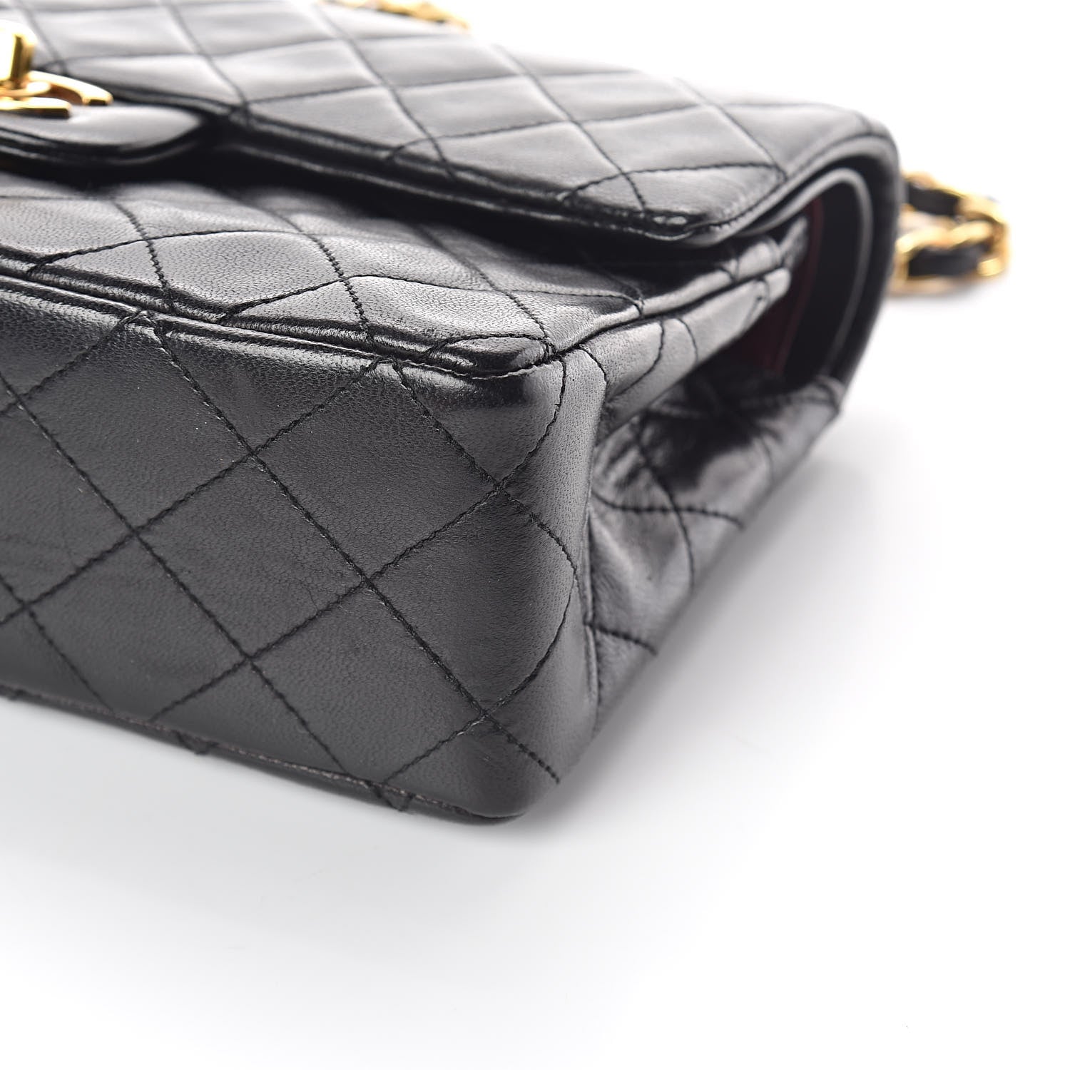 Chanel Lambskin Quilted Small Double Flap Black 10 of 10