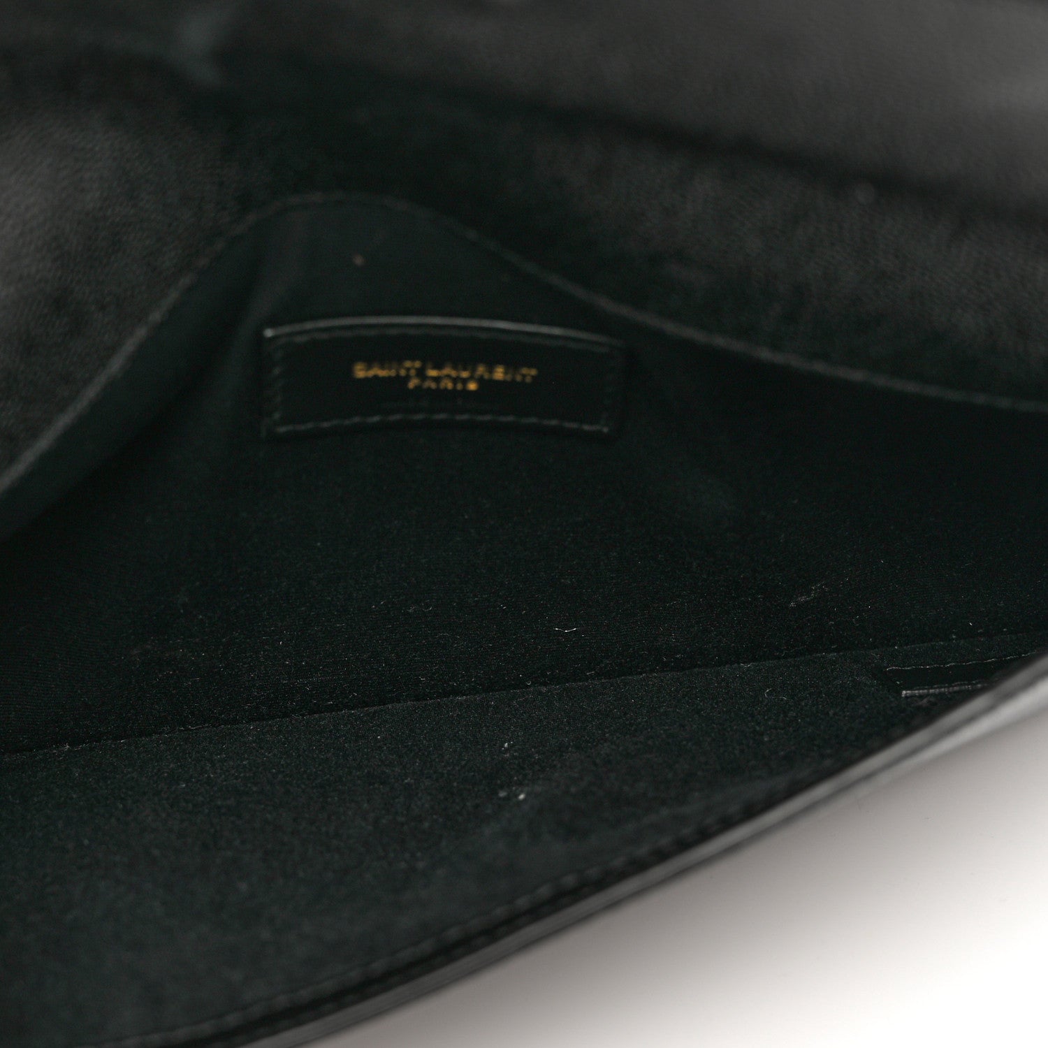 Saint Laurent Grain De Poudre Uptown Pouch Black 5 of 7