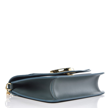 Chloe Calfskin Suede C Clutch With Chain Cloudy Blue 4 of 8