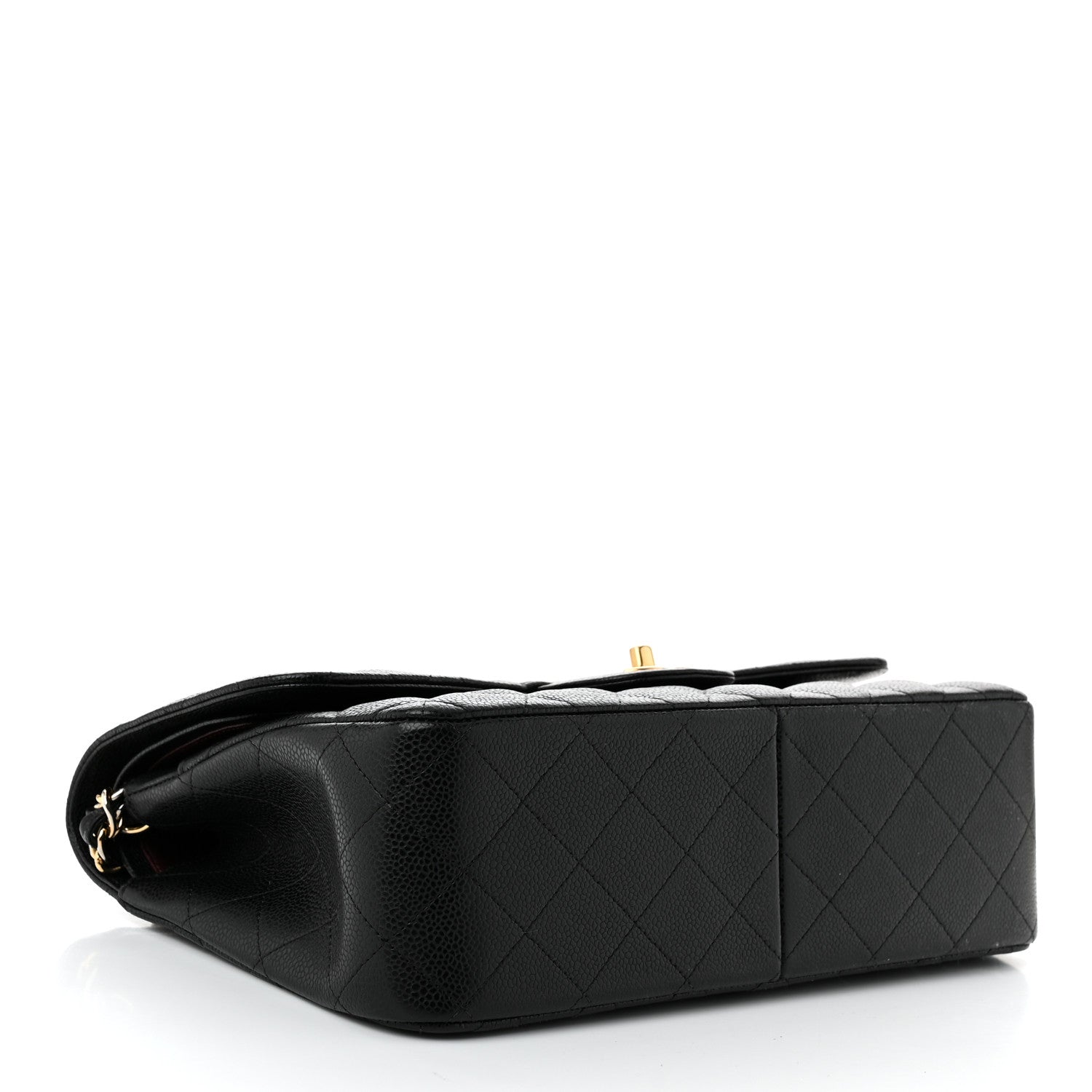 Chanel Caviar Quilted Jumbo Double Flap Black 4 of 12
