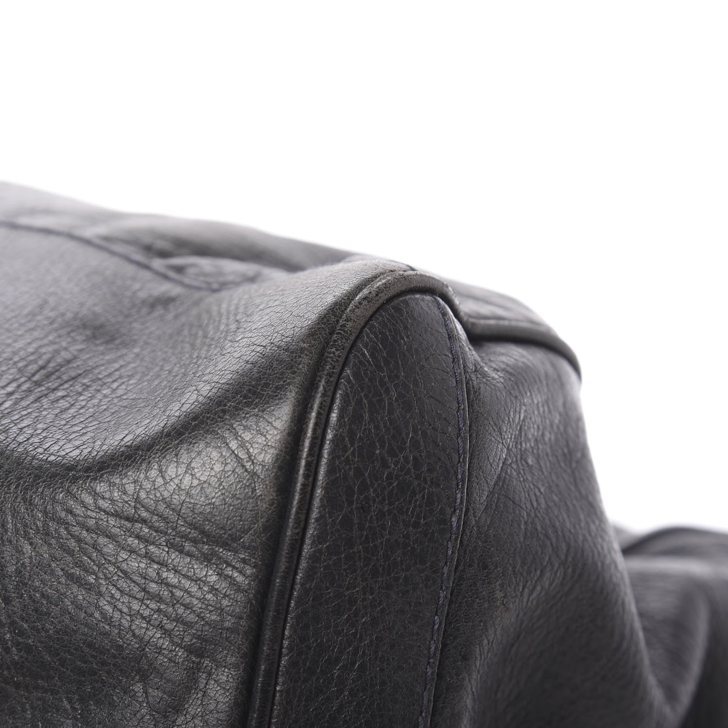 Balenciaga Agneau Classic Hardware Small Squash Duffel Bag Anthracite 21 of 24