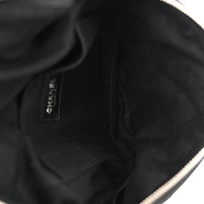 Chanel Grained Calfskin Quilted Waist Belt Bag Black 5 of 10