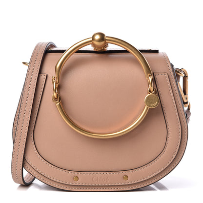 Chloe Calfskin Suede Small Nile Bracelet Bag Biscotti Beige 1 of 10