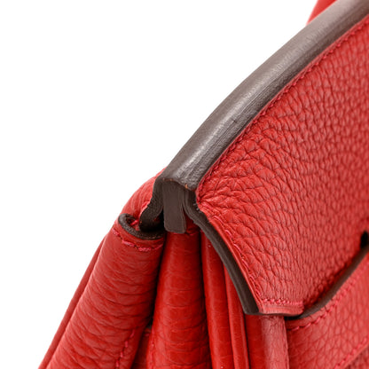 Hermes Togo BIRKIN 35 Rouge Casaque 11 of 17