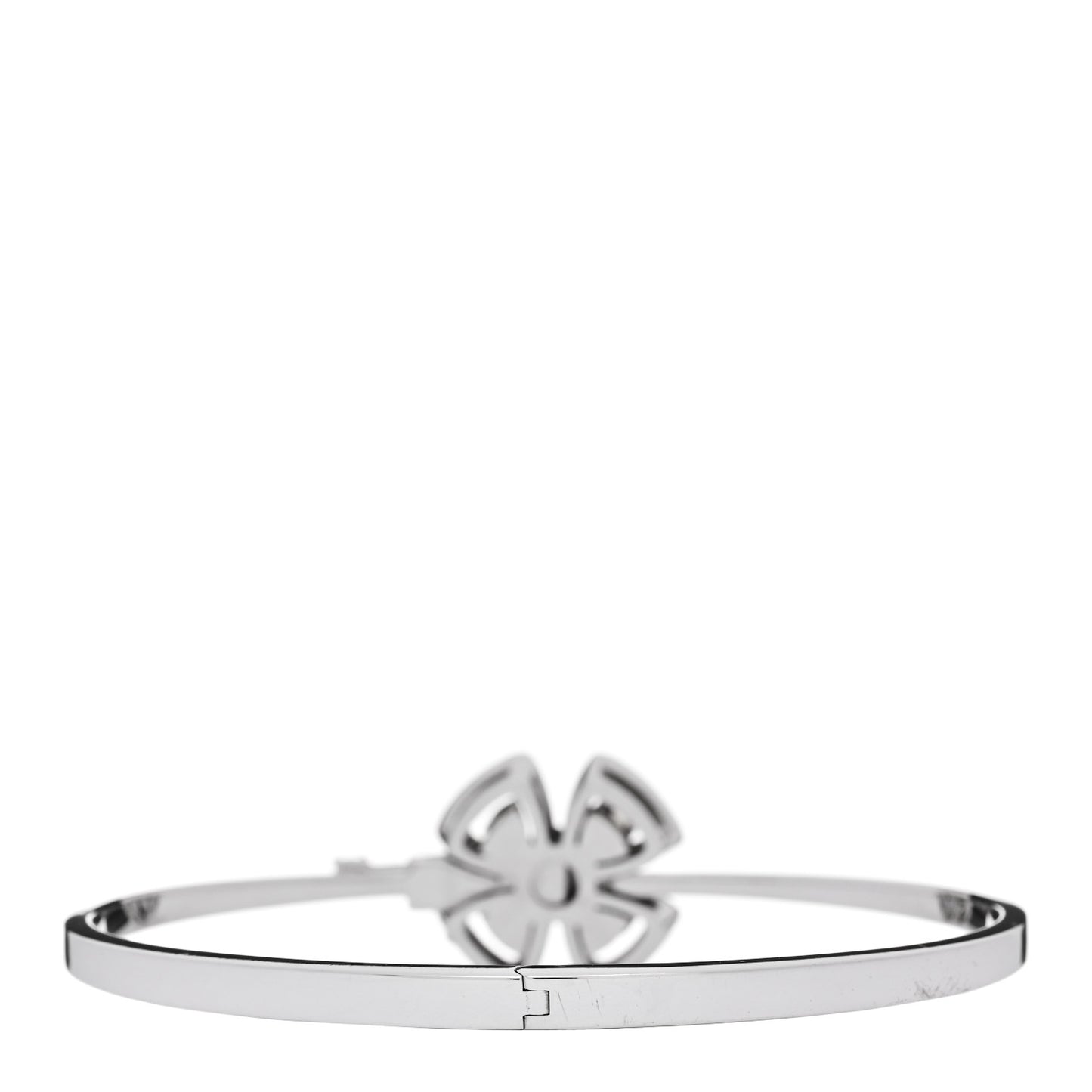 18K White Gold Diamond Fiorever Pave Bracelet S
