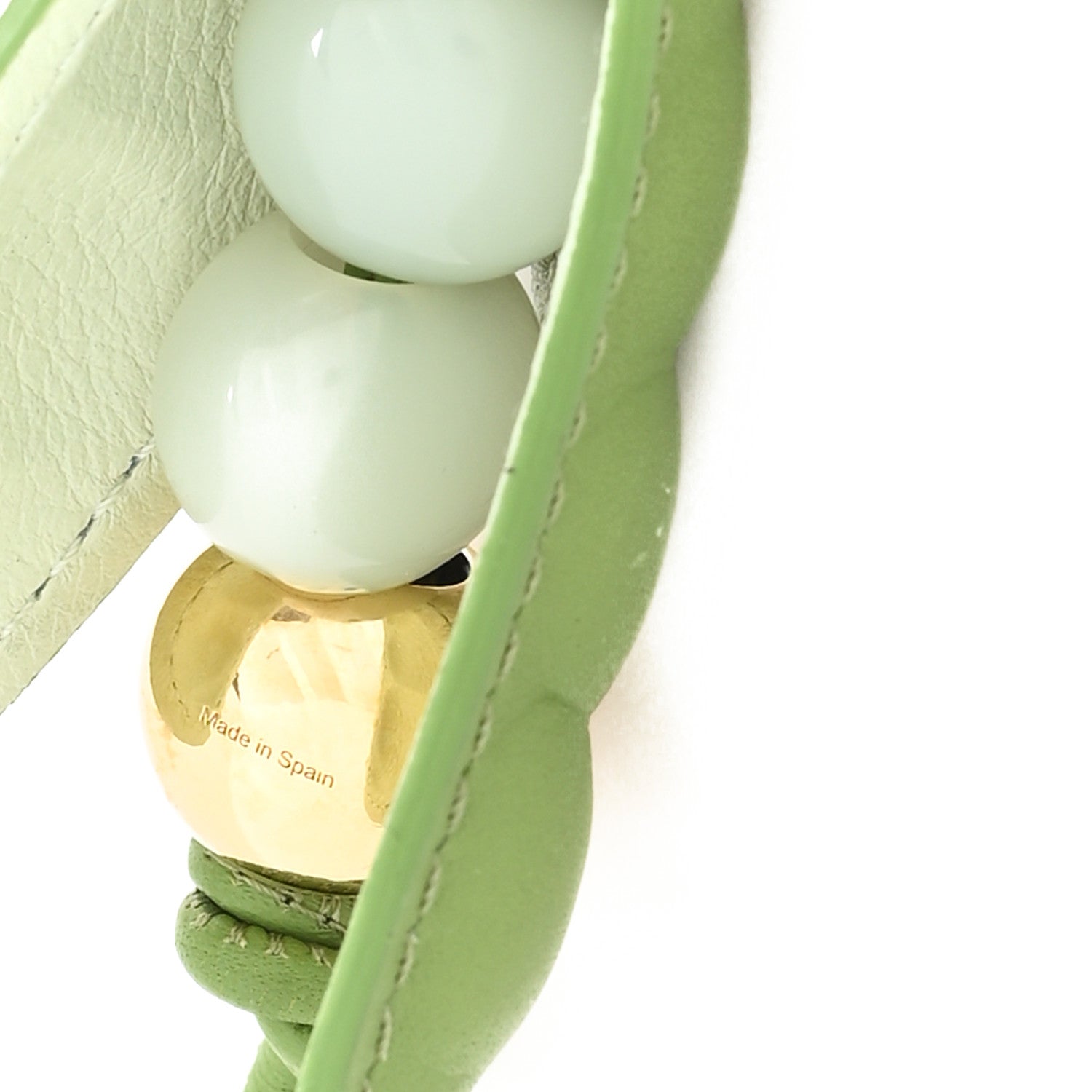 Loewe Calfskin Pea Pod Spring Green Spring Jade 3 of 3