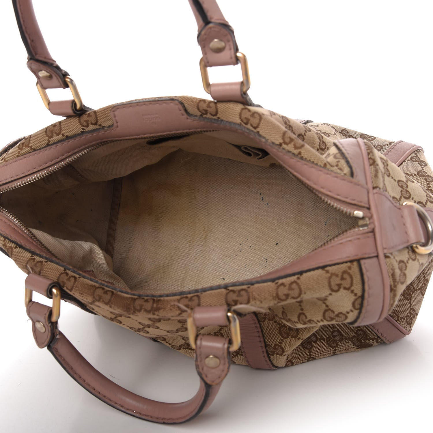 Gucci Monogram Medium Joy Boston Light Pink 5 of 20