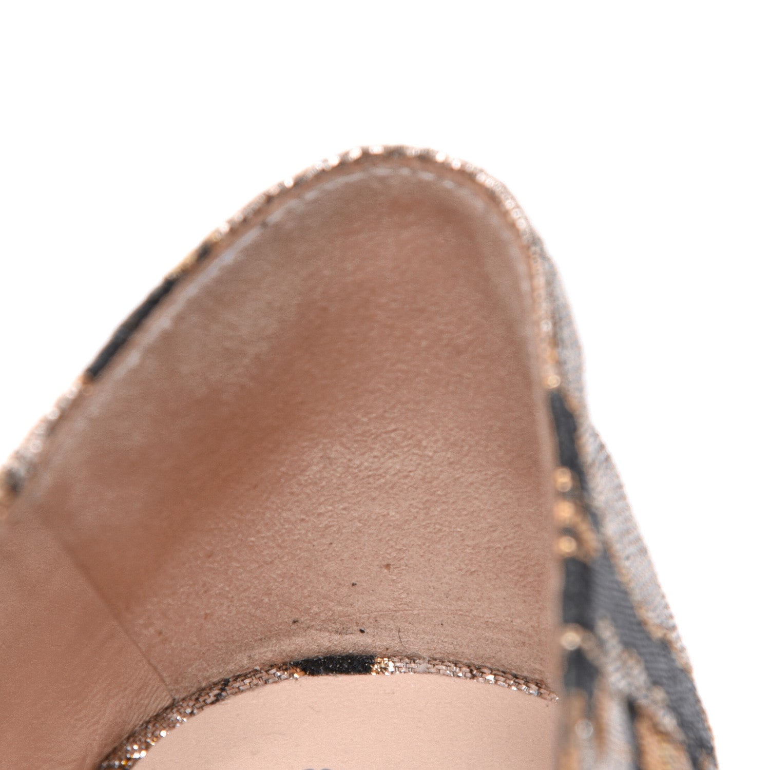 Gucci Brocade Floral Jacquard Dionysus Loafers 35.5 Black 13 of 19
