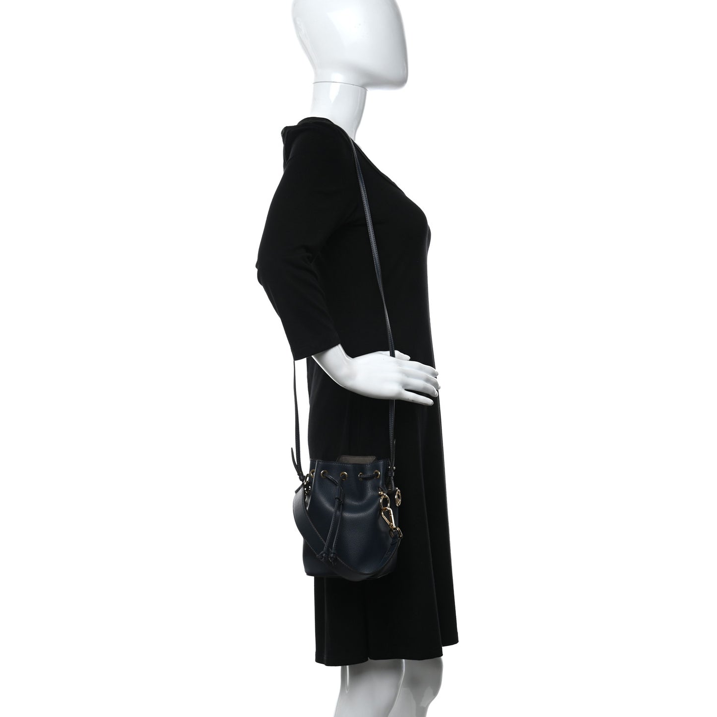 Vitello Cruise F is Fendi Mini Mon Tresor Bucket Bag Notturno