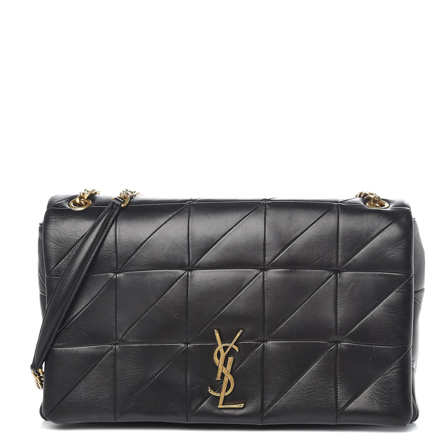 Saint Laurent Lambskin Patchwork Monogram Large Jamie Black 1 of 9