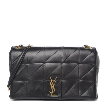 Saint Laurent Lambskin Patchwork Monogram Large Jamie Black 1 of 9