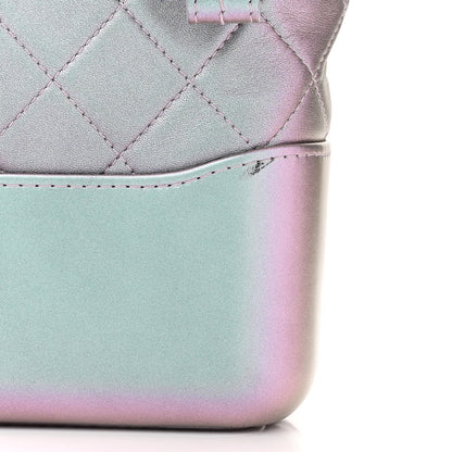 Chanel Iridescent Lambskin Calfskin Quilted Medium Gabrielle Hobo Light Purple 11 of 13