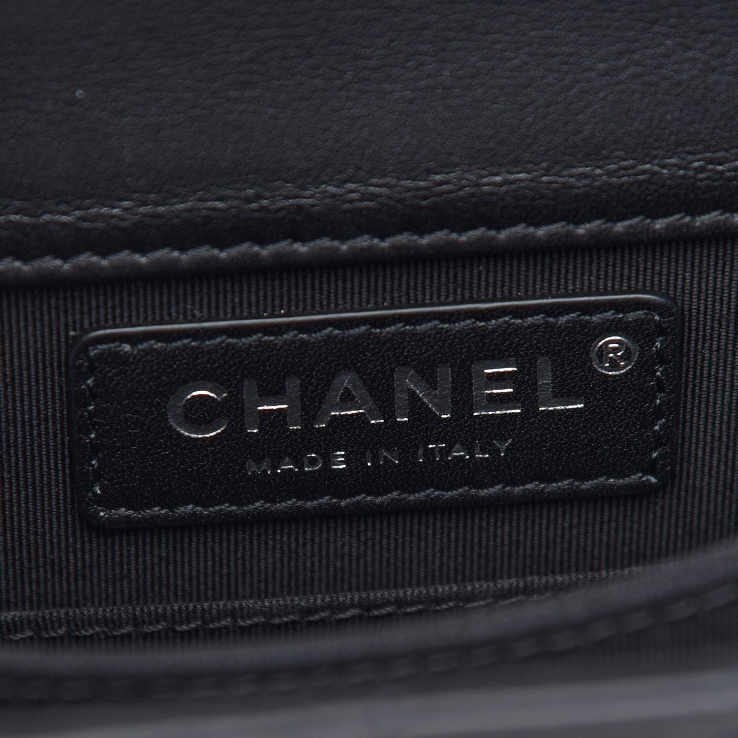 Chanel Calfskin Quilted North South Boy Flap Black 6 of 9