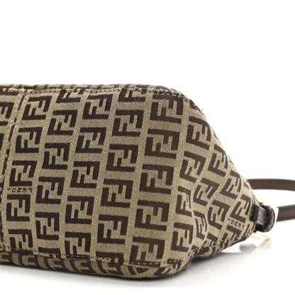 Fendi Zucchino Vitello Mini Mama Baguette Mogano Panna Bruciato 10 of 12