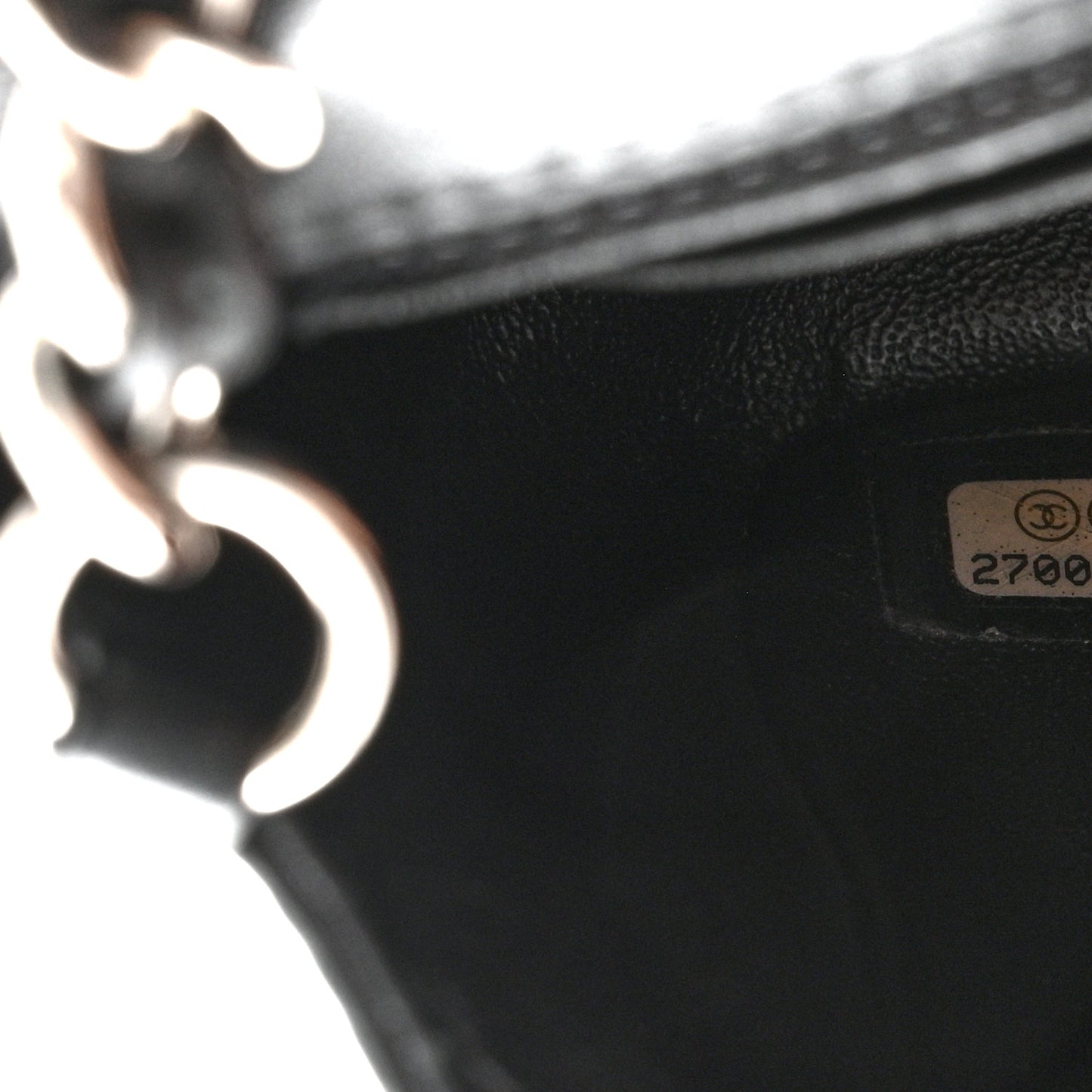 Lambskin Quilted Mini Rectangular Flap Black