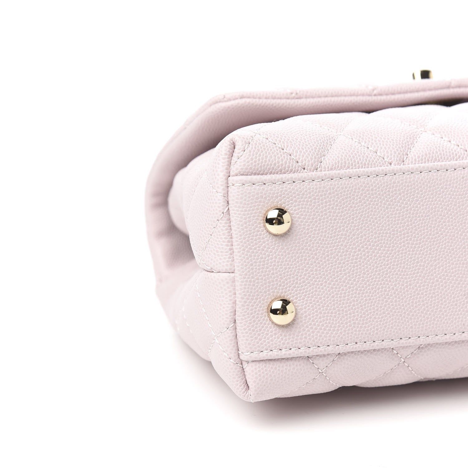 Chanel Caviar Quilted Mini Coco Handle Flap Lilas Lilac 7 of 9